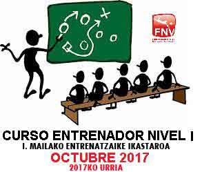 CURSO DE ENTRENADORES DE VOLEIBOL  NIVEL I